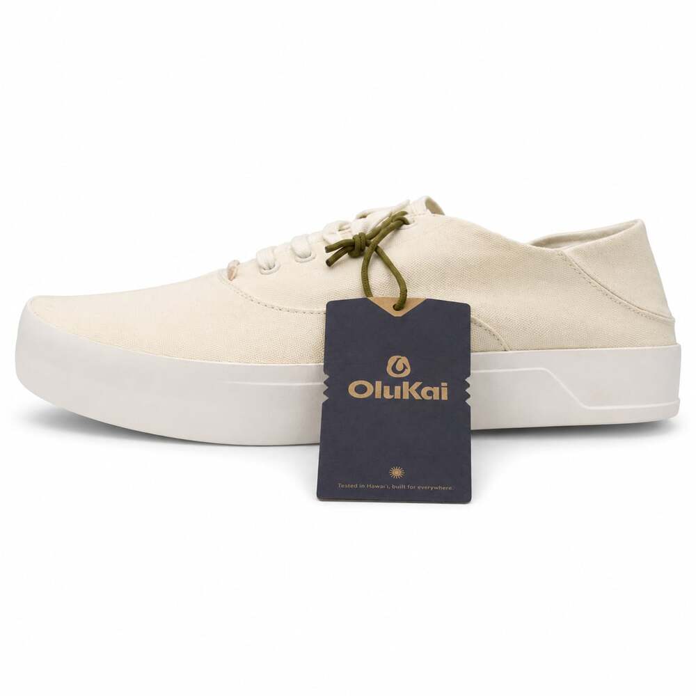 OluKai Tradewind Men's Everyday Sneakers in Off White 9.5 NWOB